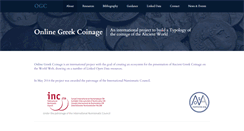 Desktop Screenshot of greekcoinage.org